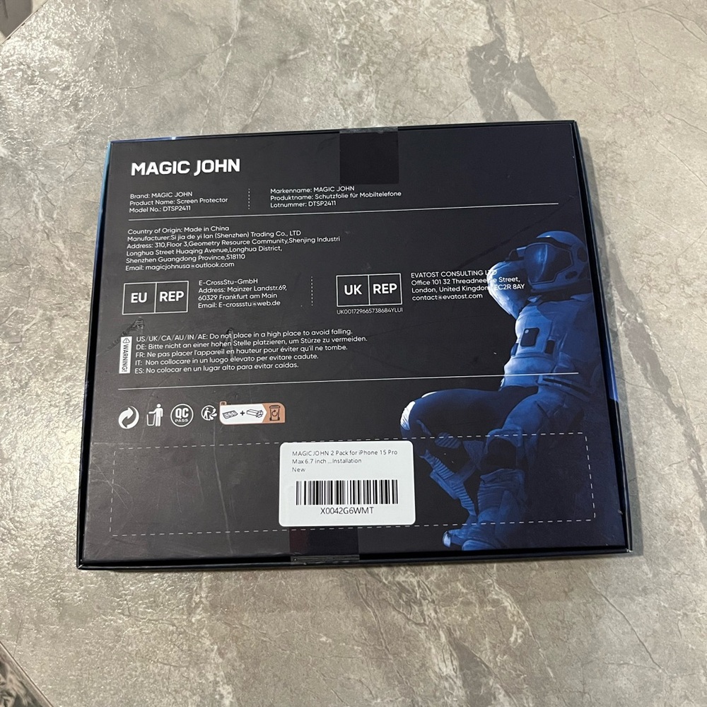 Magic John Screen Protector 2 Pack - Picture 2 of 3